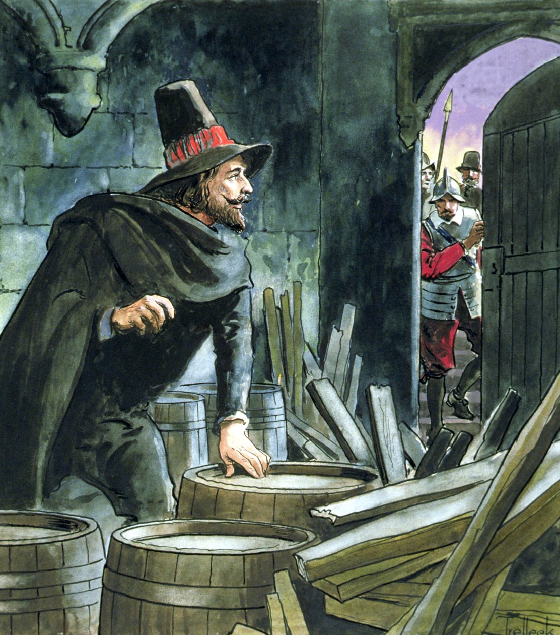 GUY FAWKES  Guy Fawkes, from 'Peeps into the Past' by Trelleek